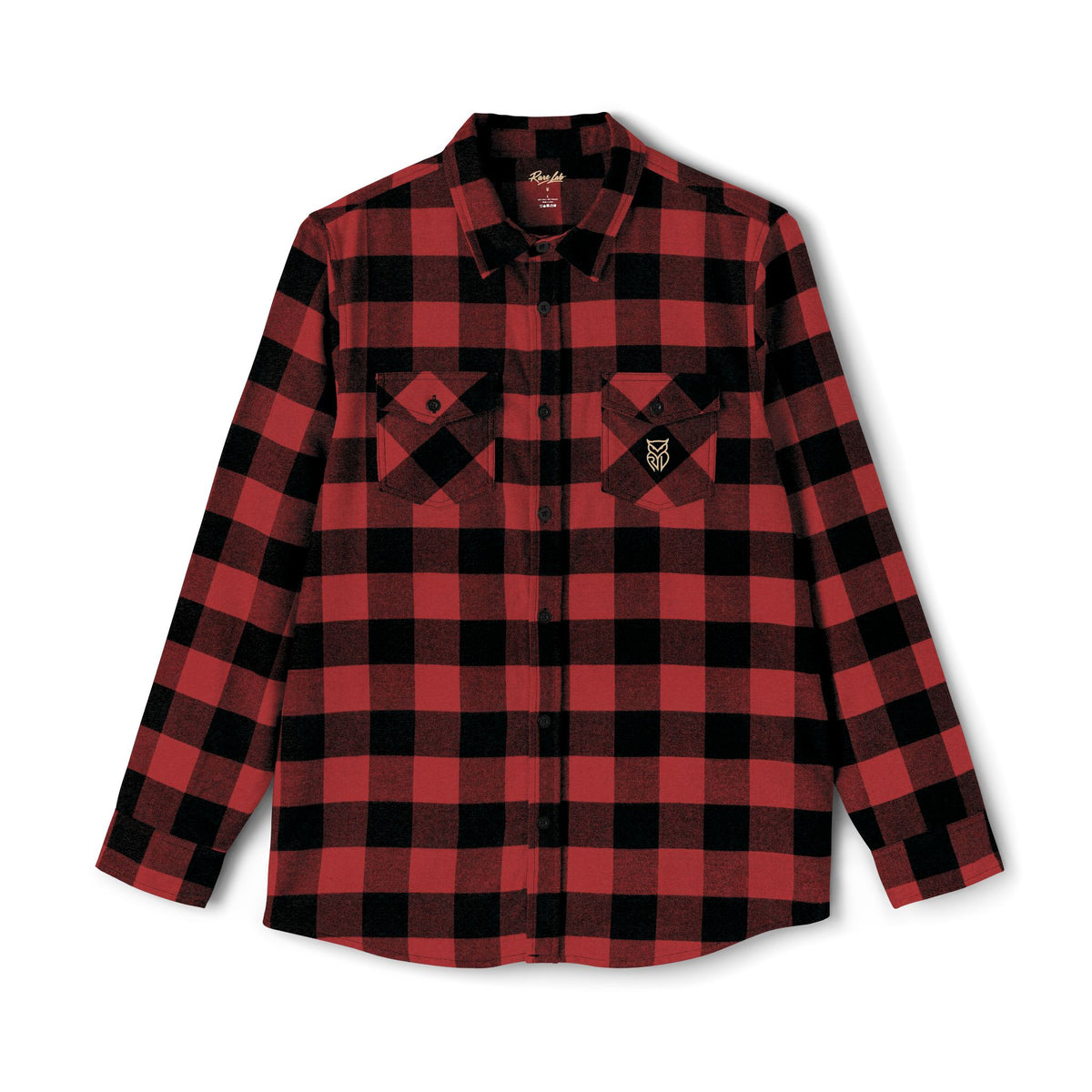 Rare Lab Logo flannel shirt with the Rare Lab logo