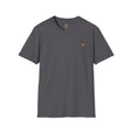 Rare Lab Espresso Drip tee: small Rare Lab Drip espresso design on the chest