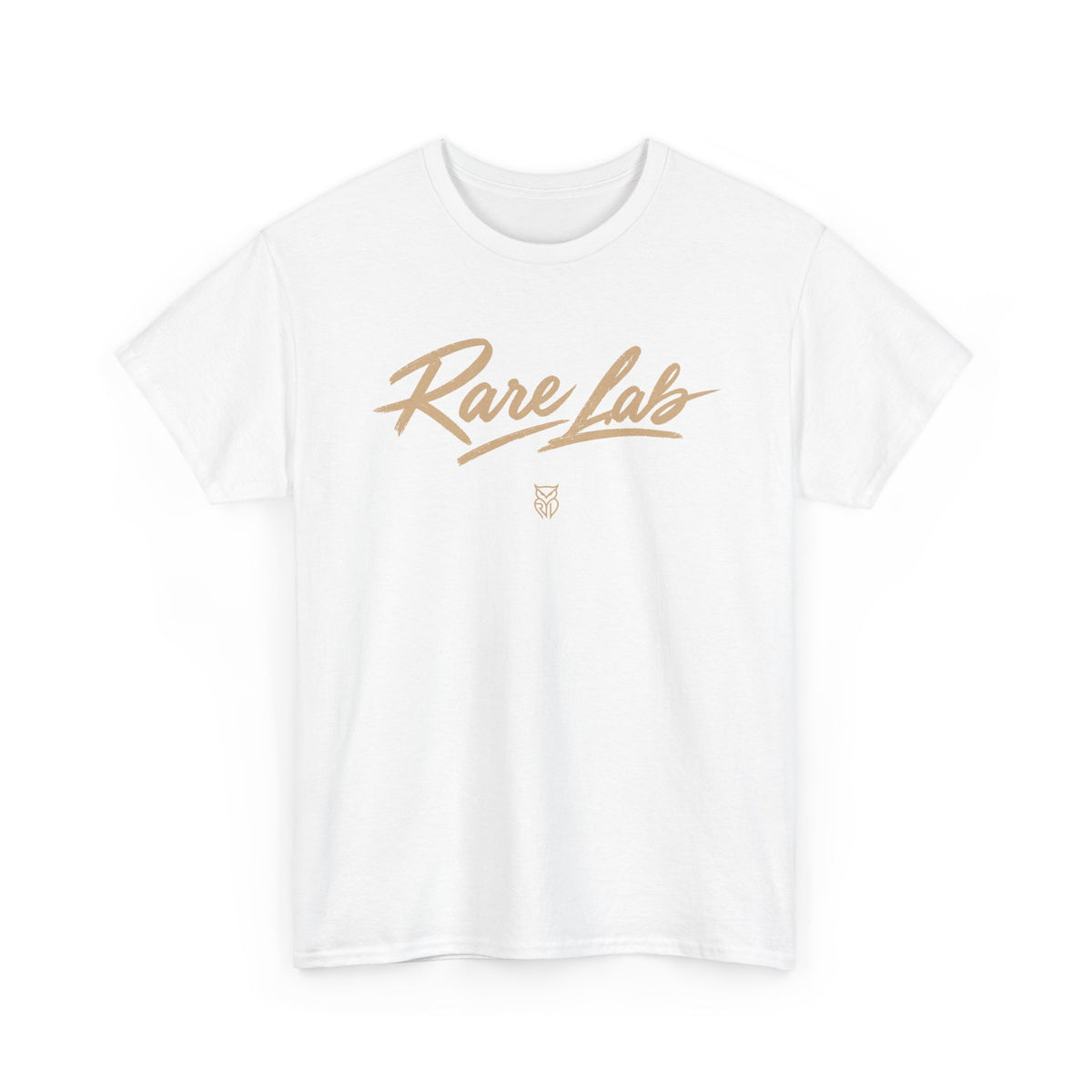 Rare Lab Brush Stroke tee: Rare Lab brush stroke script logo across the chest