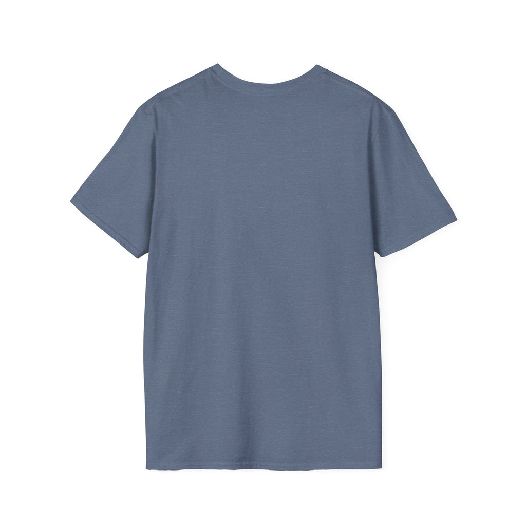 Rare Lab Espresso Drip tee: small Rare Lab Drip espresso design on the chest