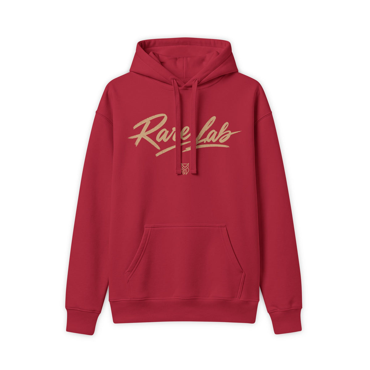Rare Lab Brush Stroke heavyweight hoodie: Rare Lab brush stroke script logo across the chest