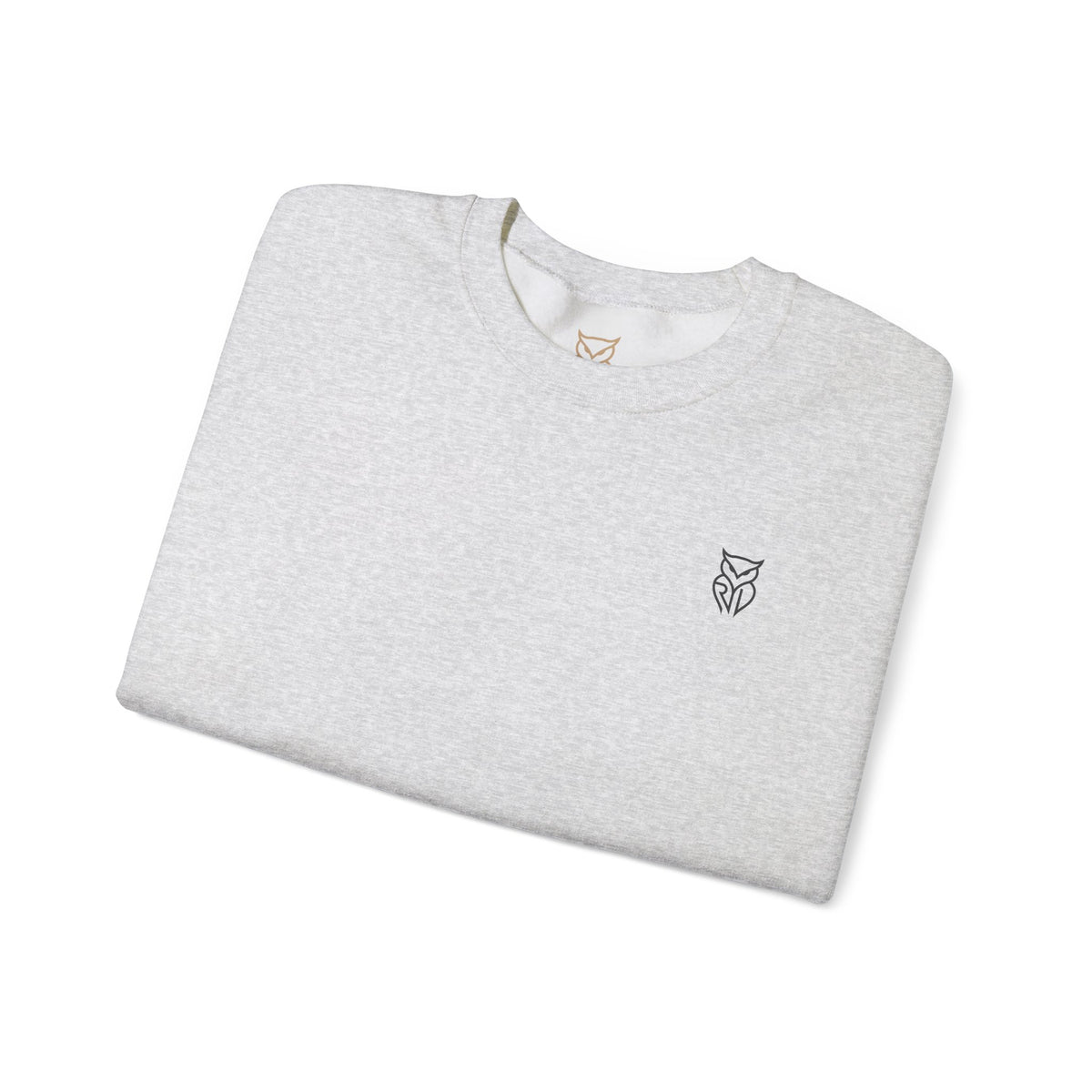 Rare Lab Retro TV Cart crewneck: small owl logo on the chest, faded TV on a rolling cart on the back
