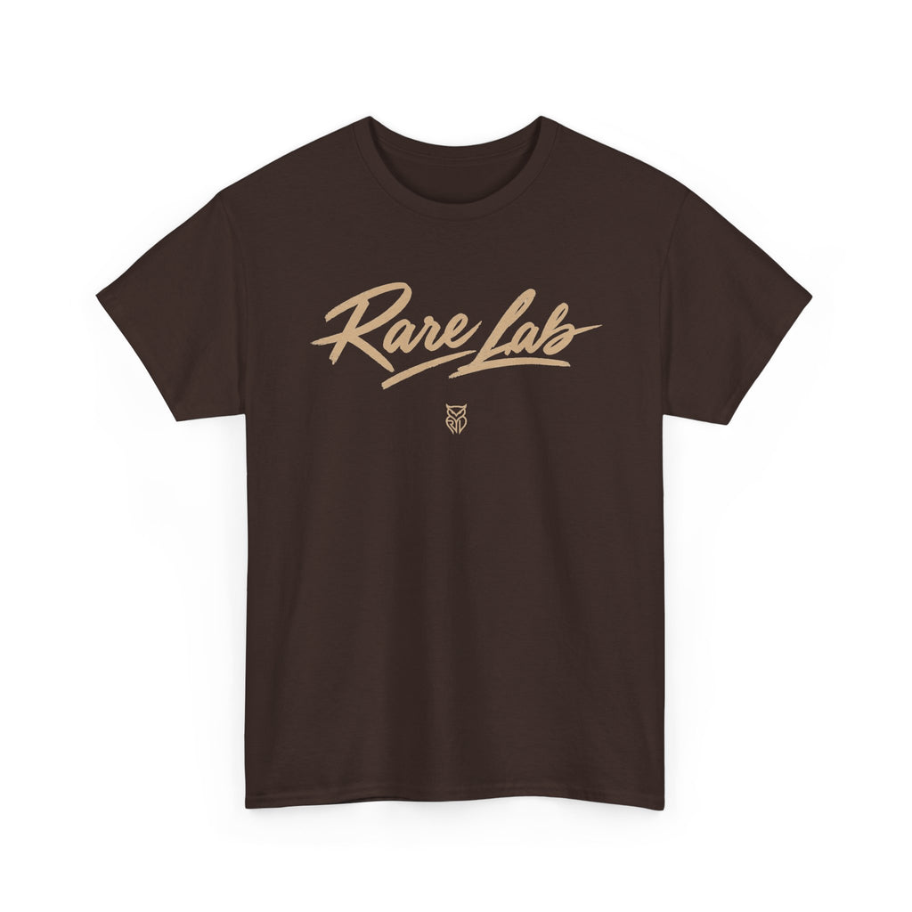Rare Lab Brush Stroke tee: Rare Lab brush stroke script logo across the chest