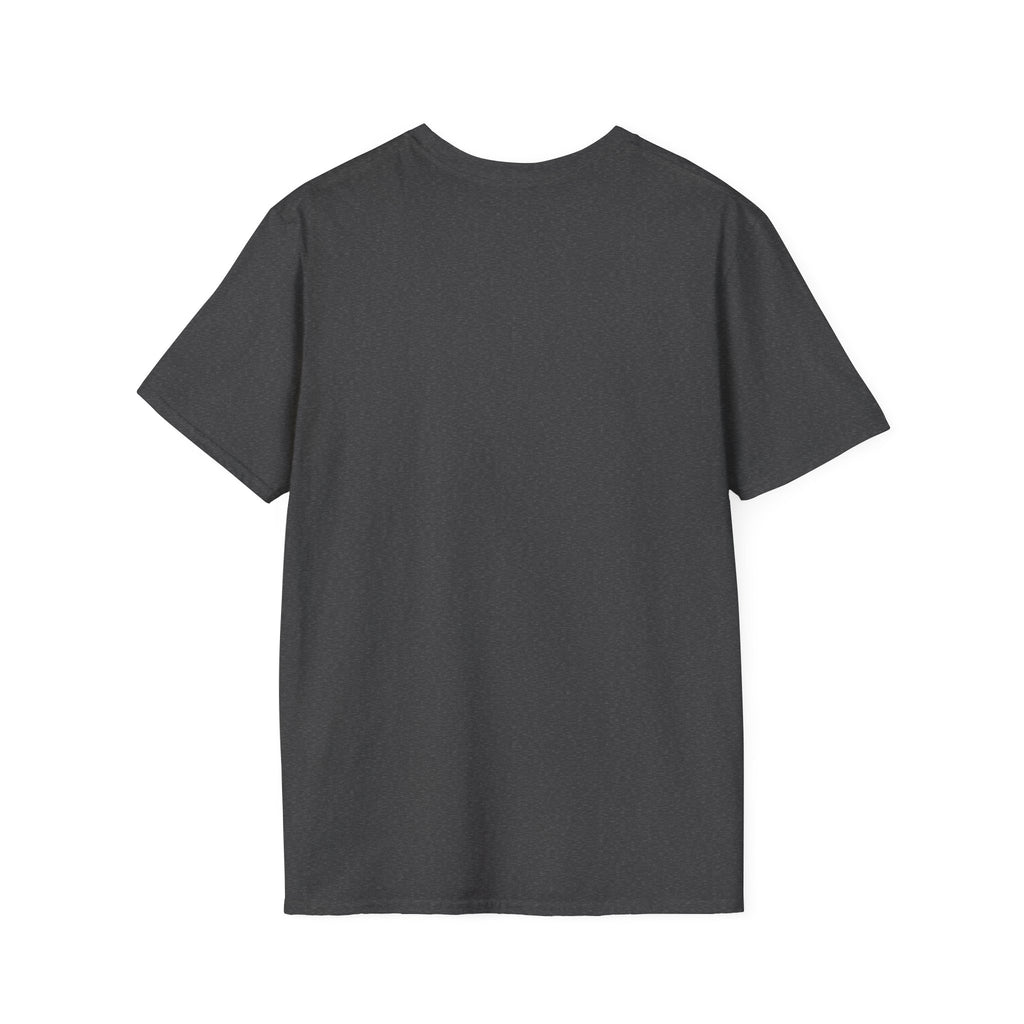 Rare Lab Espresso Drip tee: small Rare Lab Drip espresso design on the chest