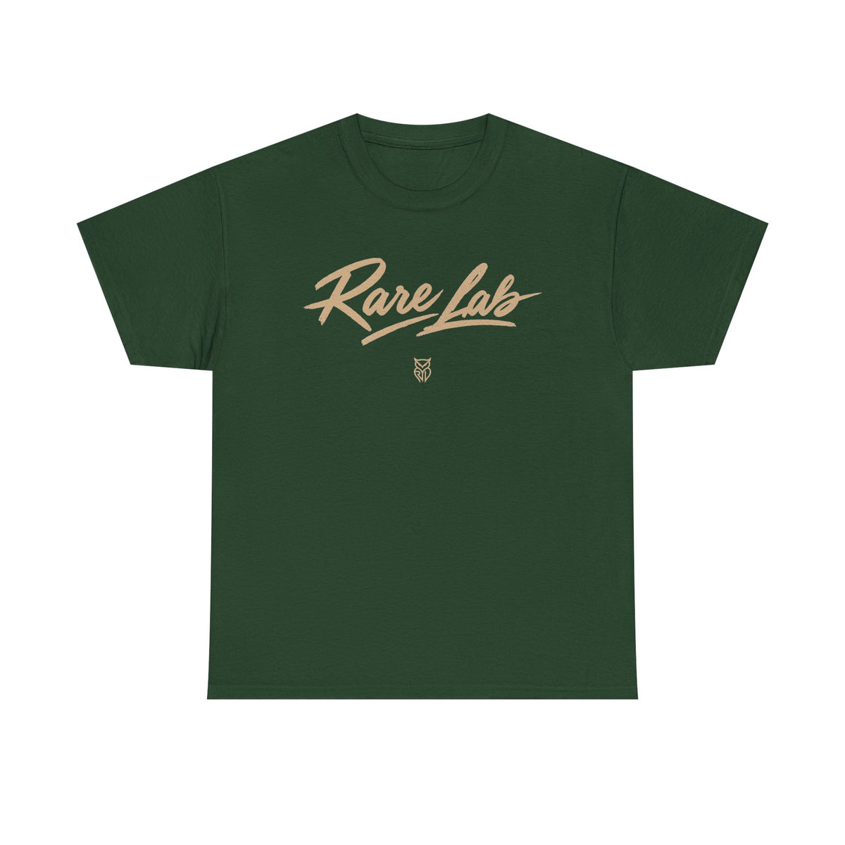 Rare Lab Brush Stroke tee: Rare Lab brush stroke script logo across the chest