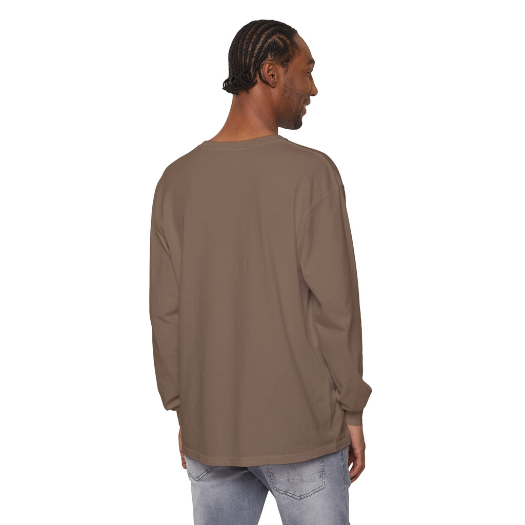 Rare Lab Script Logo garment-dyed long sleeve tee with the Rare Lab script logo