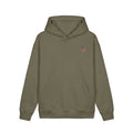 Rare Lab Small Flag heavyweight hoodie: small American flag on the chest