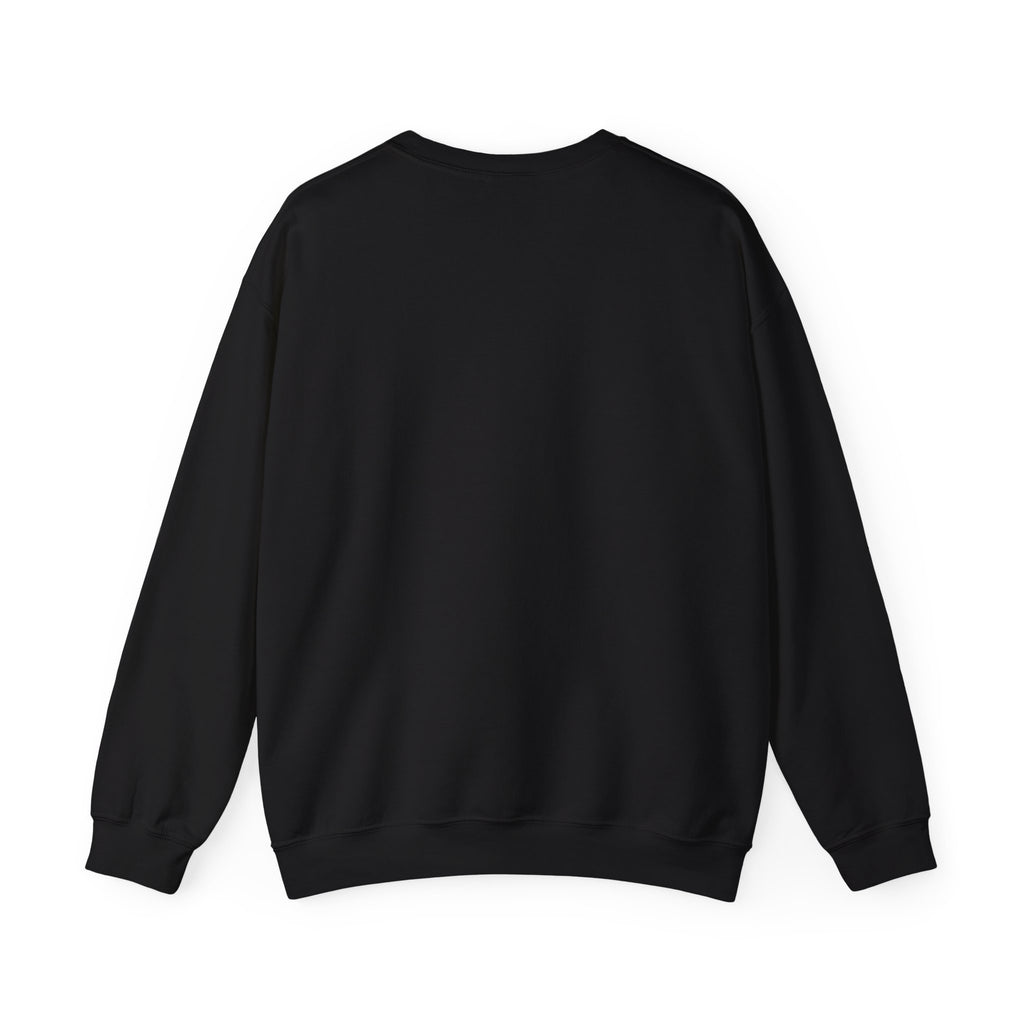 Rare Lab Owl Lantern embroidered crewneck sweatshirt with a small embroidered Rare Lab owl jack-o'-lantern on the chest