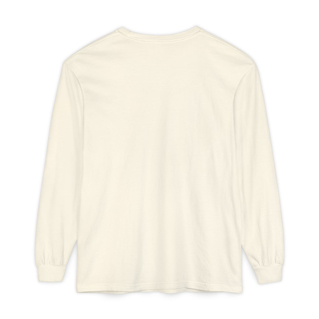 Rare Lab Brush Stroke American Flag long sleeve tee: brush stroke flag script across the chest