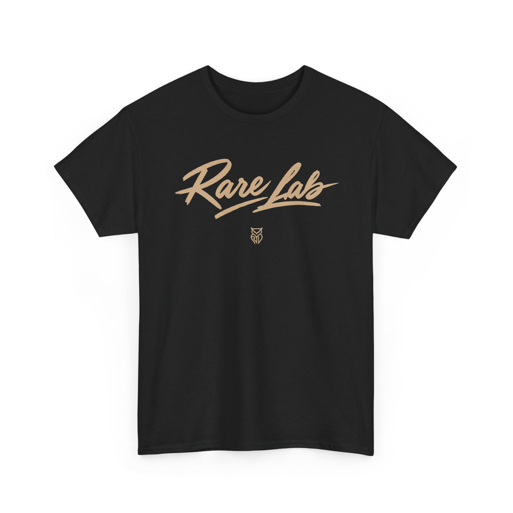 Rare Lab Brush Stroke tee: Rare Lab brush stroke script logo across the chest