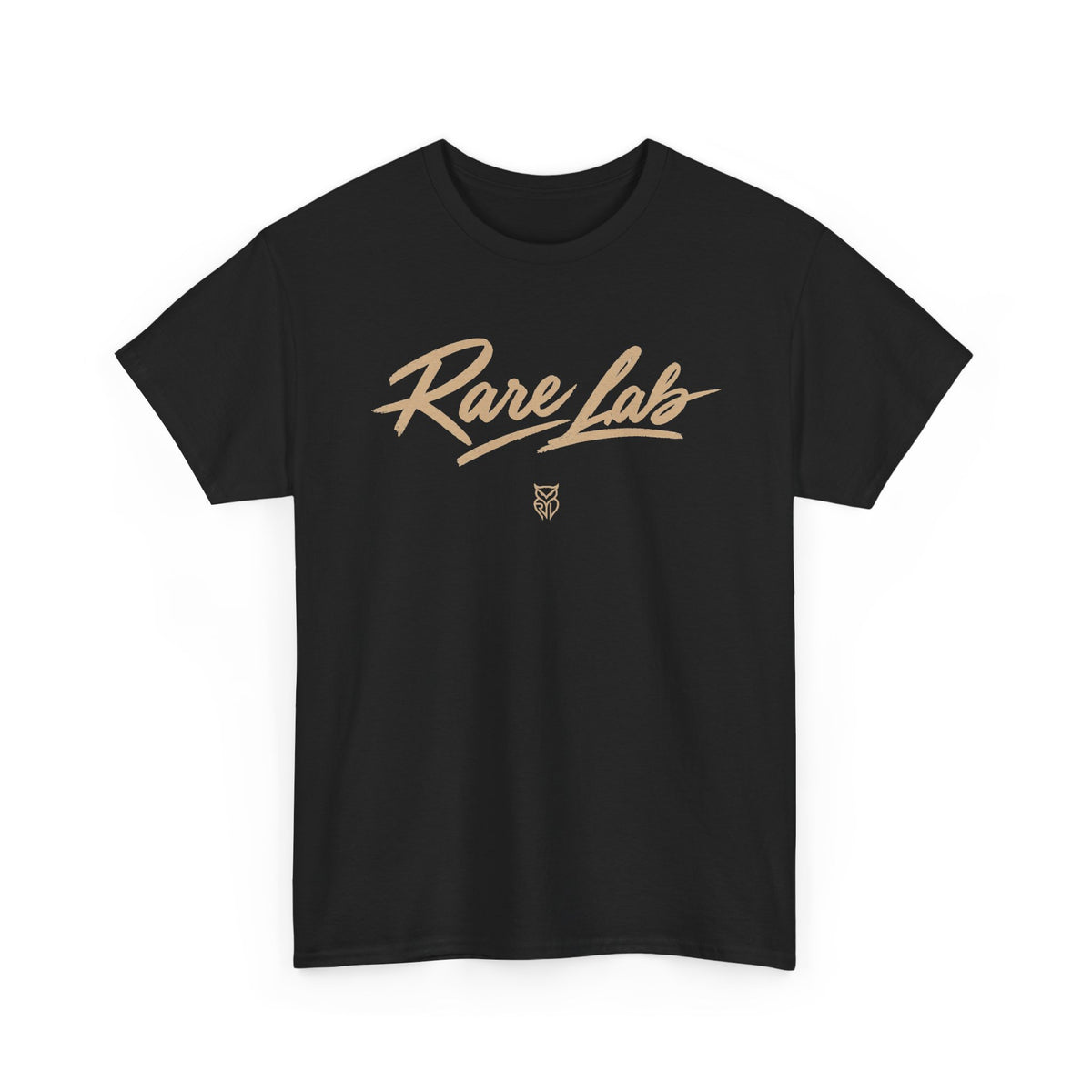 Rare Lab Brush Stroke tee: Rare Lab brush stroke script logo across the chest