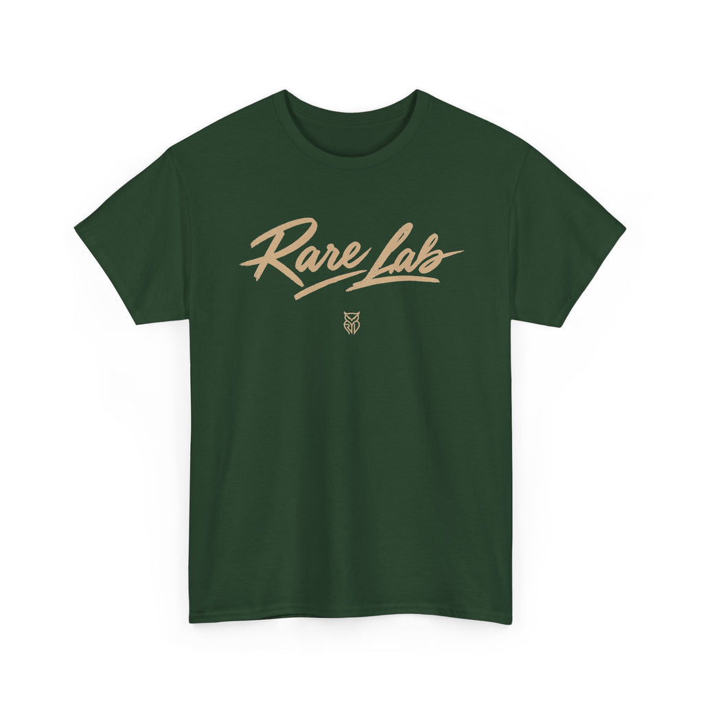 Rare Lab Brush Stroke tee: Rare Lab brush stroke script logo across the chest