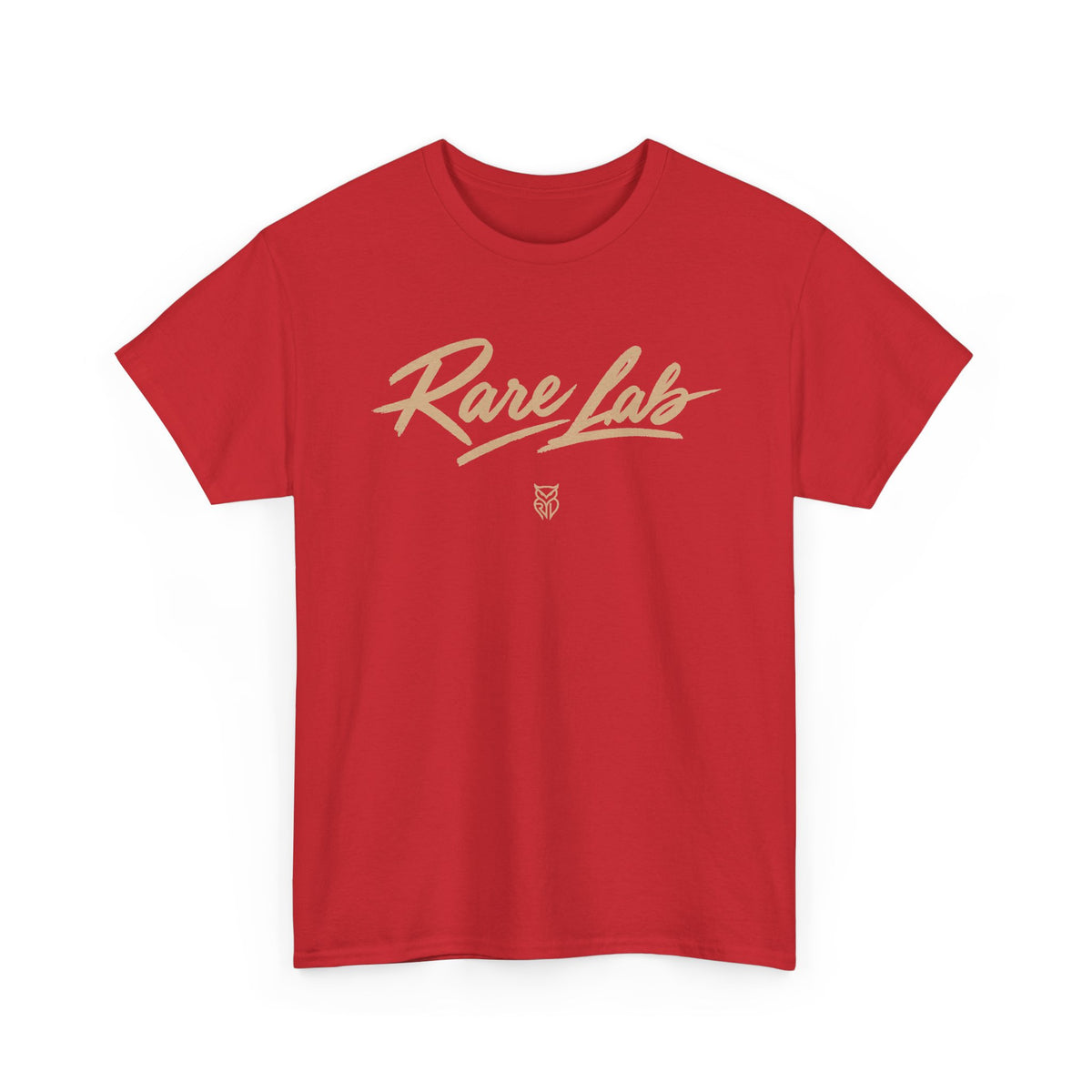 Rare Lab Brush Stroke tee: Rare Lab brush stroke script logo across the chest