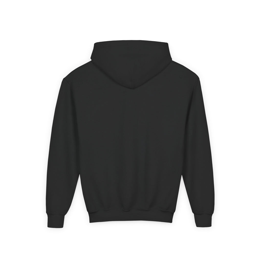 Rare Lab youth hoodie: small Rare Lab owl logo on the chest