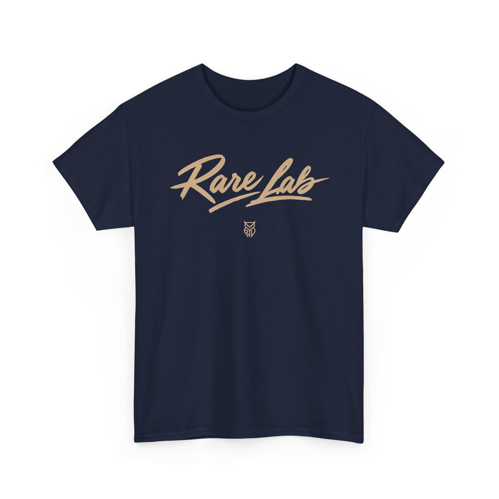 Rare Lab Brush Stroke tee: Rare Lab brush stroke script logo across the chest
