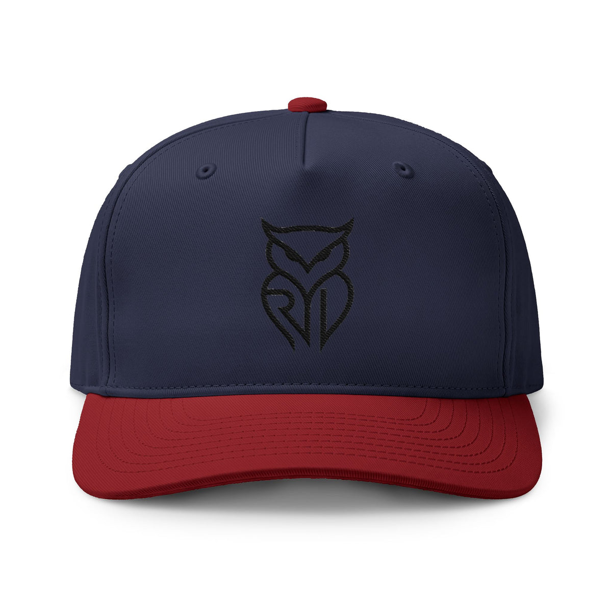 Rare Lab two-tone cap with the embroidered Rare Lab owl logo on the front