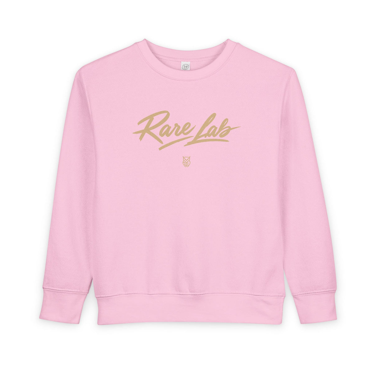 Rare Lab Brush Stroke toddler sweatshirt: Rare Lab script across the chest
