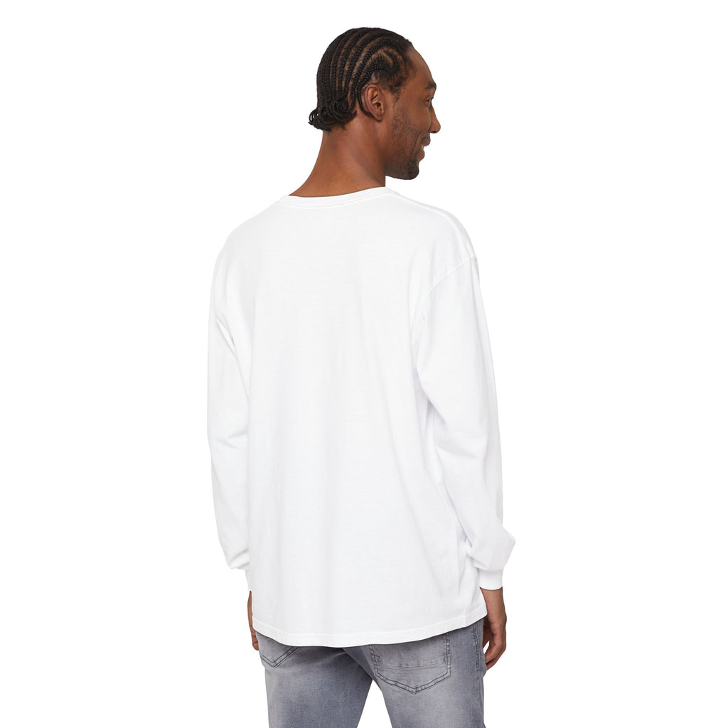 Rare Lab Drip Owl long sleeve tee: Rare Lab owl in glossy amber with an espresso drop, on the left chest