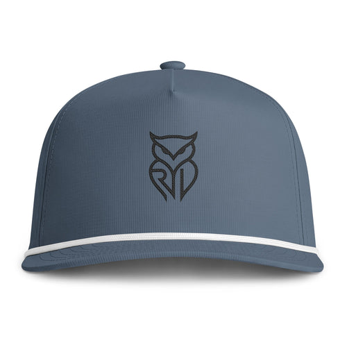 Rare Lab rope-trim snapback with the embroidered Rare Lab owl logo on the front