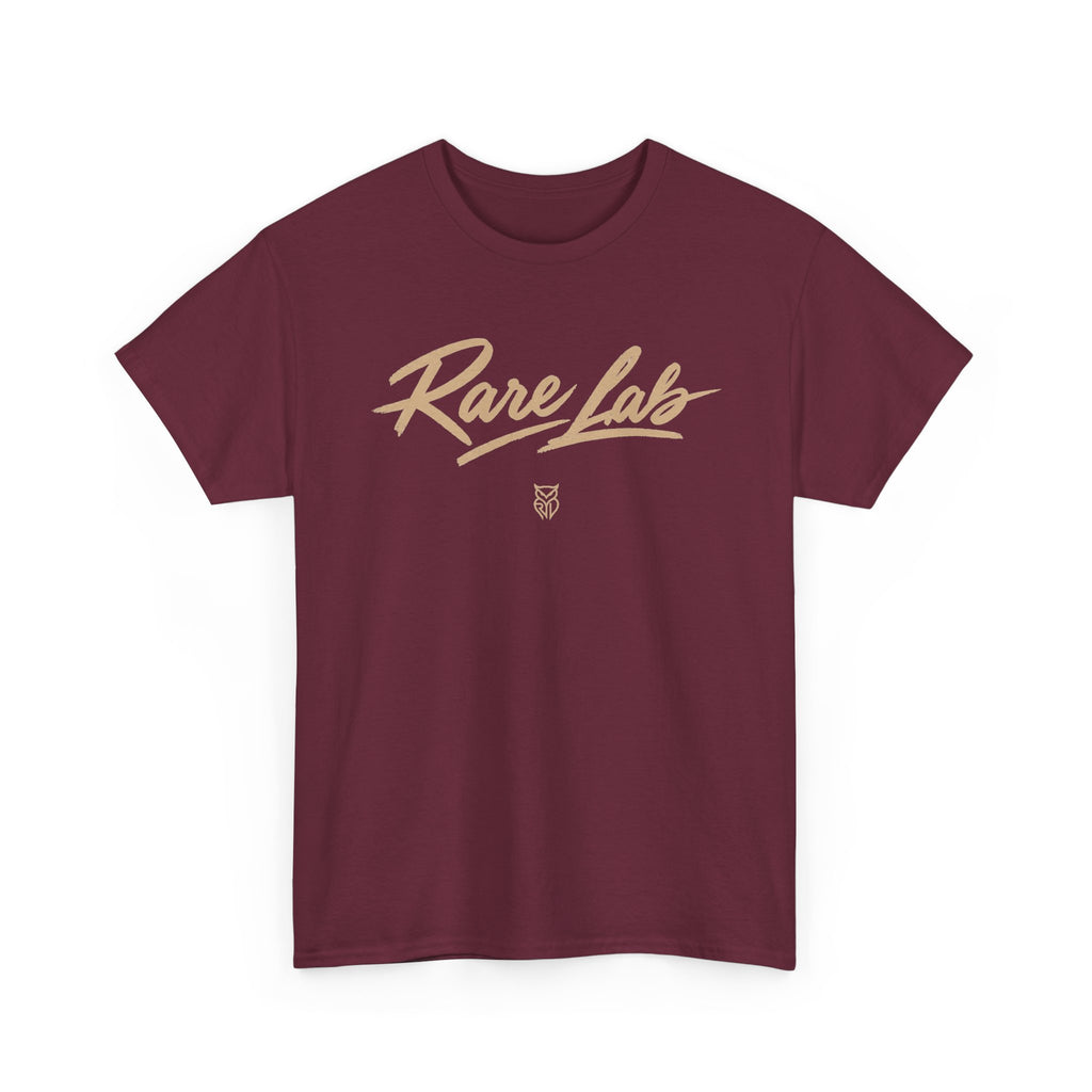 Rare Lab Brush Stroke tee: Rare Lab brush stroke script logo across the chest