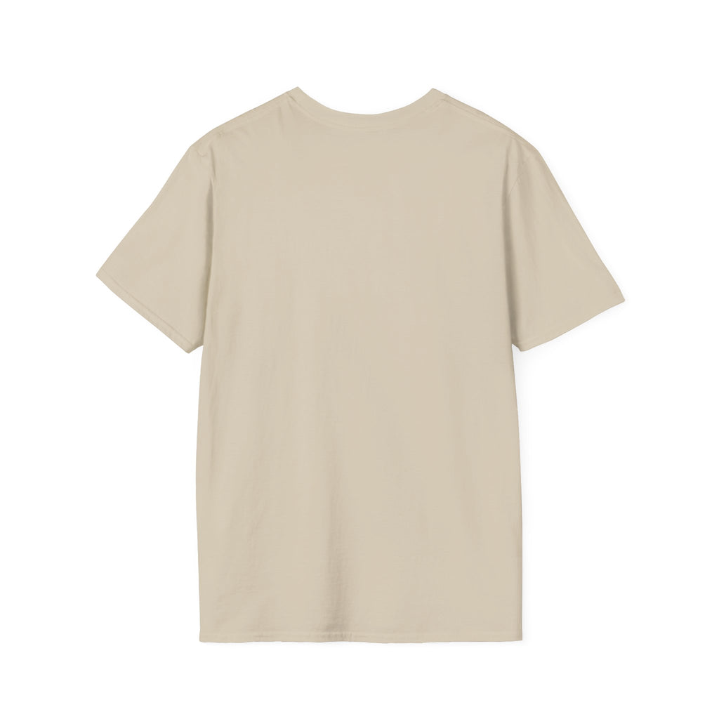Rare Lab Espresso Drip tee: small Rare Lab Drip espresso design on the chest