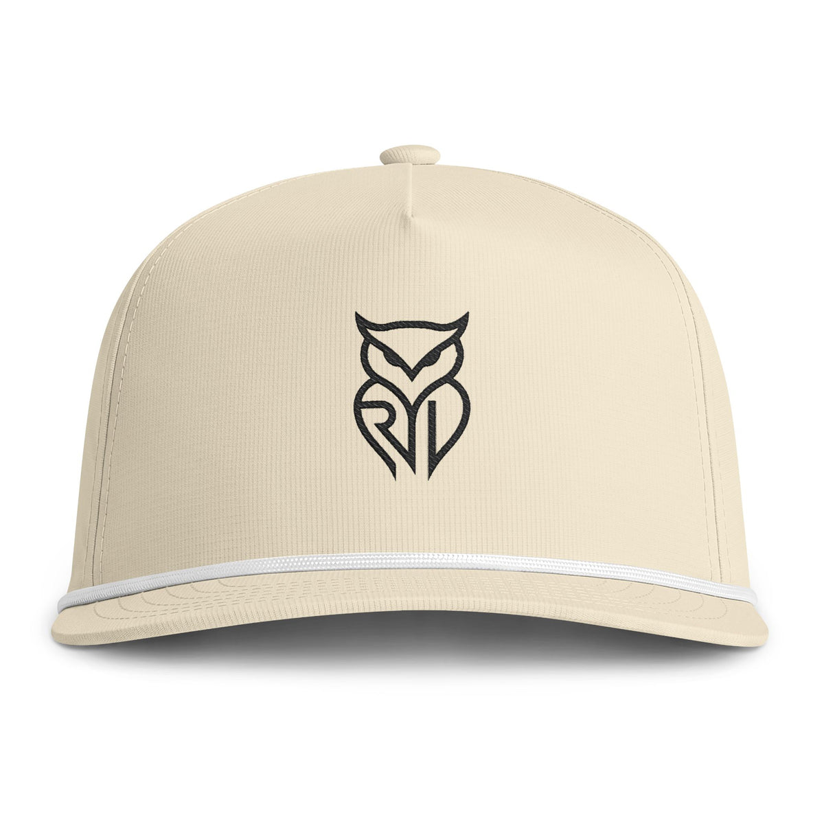 Rare Lab rope-trim snapback with the embroidered Rare Lab owl logo on the front