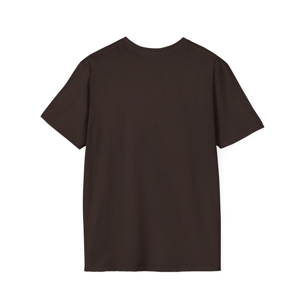 Rare Lab Espresso Drip tee: small Rare Lab Drip espresso design on the chest