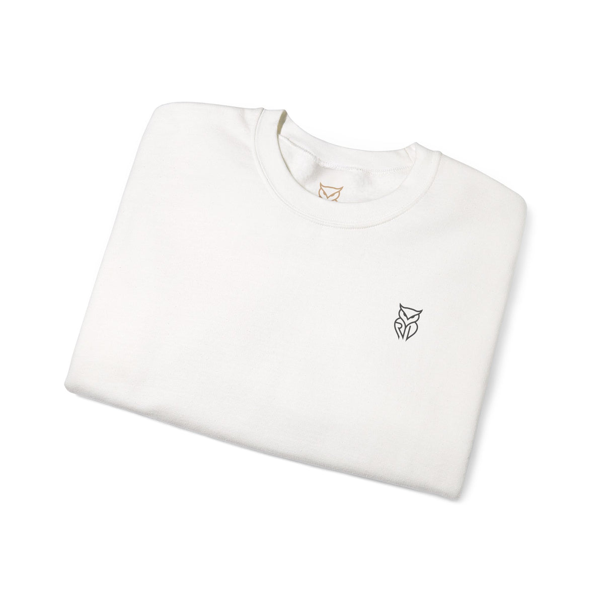 Rare Lab Retro TV Cart crewneck: small owl logo on the chest, faded TV on a rolling cart on the back