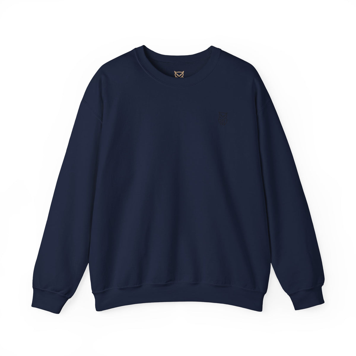 Rare Lab Retro TV Cart crewneck: small owl logo on the chest, faded TV on a rolling cart on the back