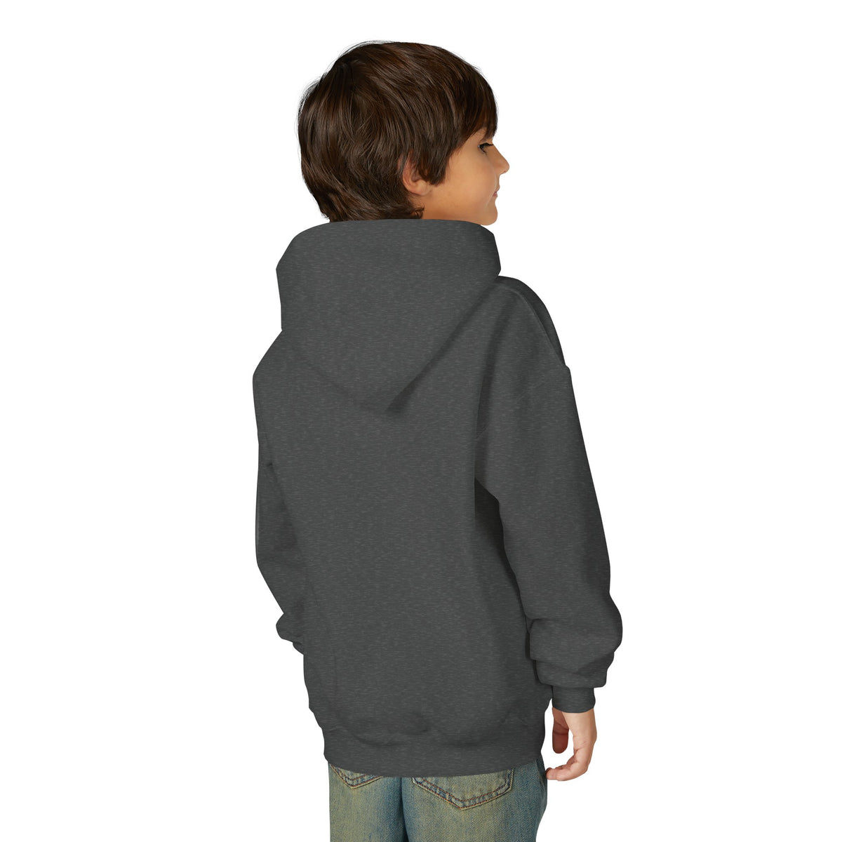 Rare Lab youth hoodie: small Rare Lab owl logo on the chest