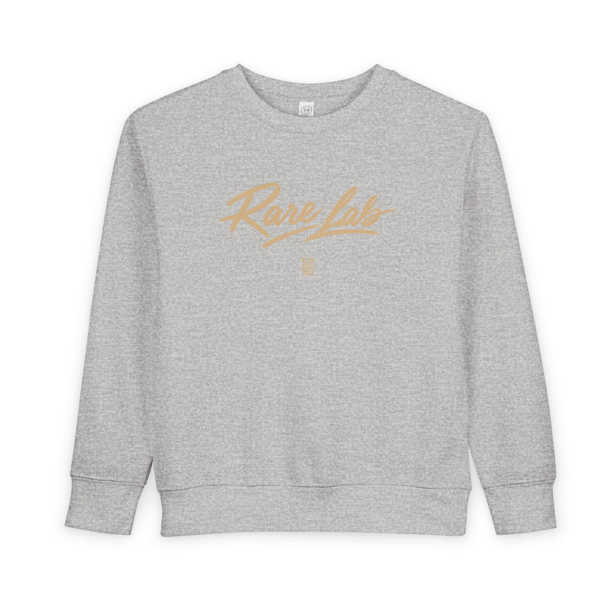 Rare Lab Brush Stroke toddler sweatshirt: Rare Lab script across the chest