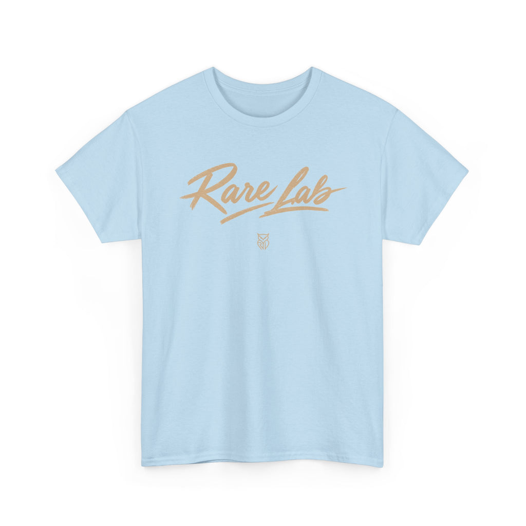 Rare Lab Brush Stroke tee: Rare Lab brush stroke script logo across the chest
