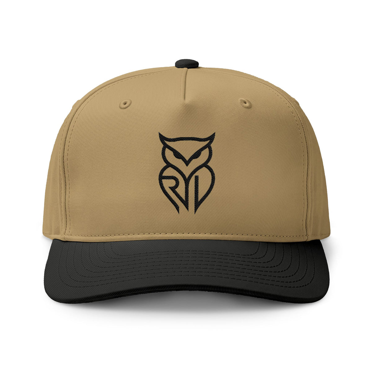 Rare Lab two-tone cap with the embroidered Rare Lab owl logo on the front