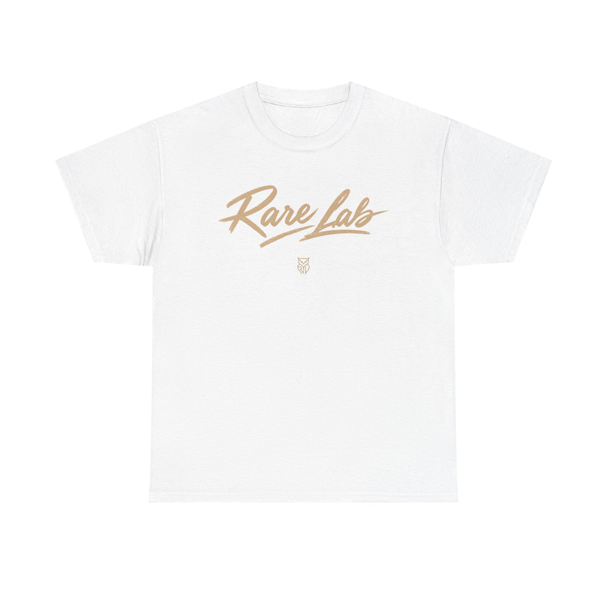 Rare Lab Brush Stroke tee: Rare Lab brush stroke script logo across the chest