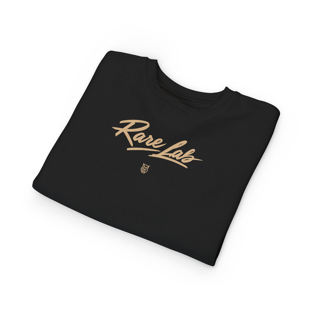 Rare Lab Brush Stroke toddler sweatshirt: Rare Lab script across the chest
