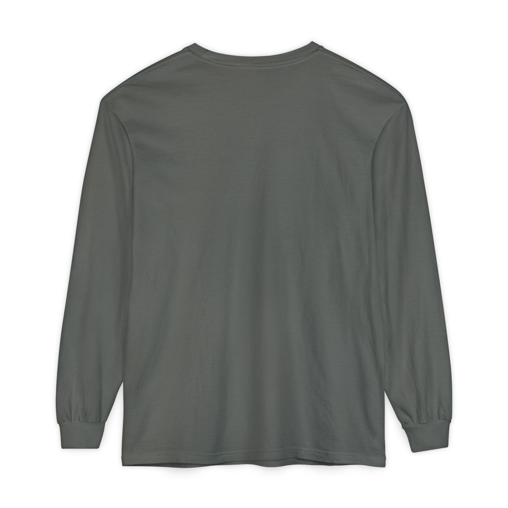 Rare Lab Script Logo garment-dyed long sleeve tee with the Rare Lab script logo