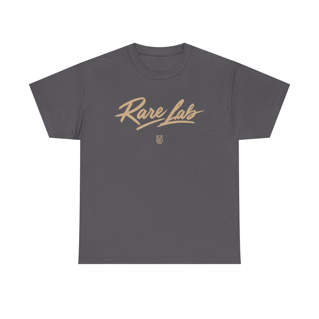 Rare Lab Brush Stroke tee: Rare Lab brush stroke script logo across the chest