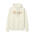 Rare Lab Brush Stroke heavyweight hoodie: Rare Lab brush stroke script logo across the chest