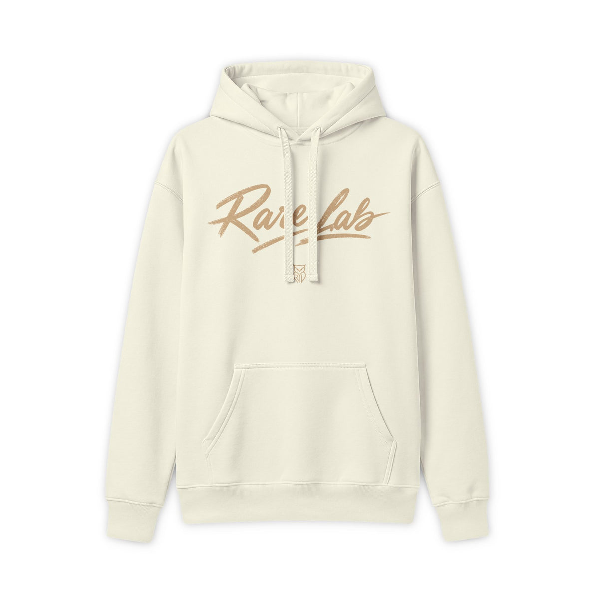 Rare Lab Brush Stroke heavyweight hoodie: Rare Lab brush stroke script logo across the chest