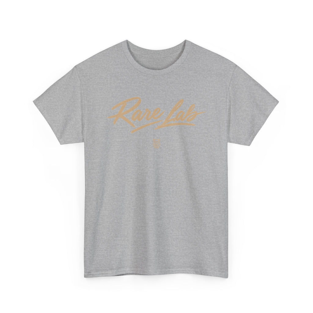 Rare Lab Brush Stroke tee: Rare Lab brush stroke script logo across the chest