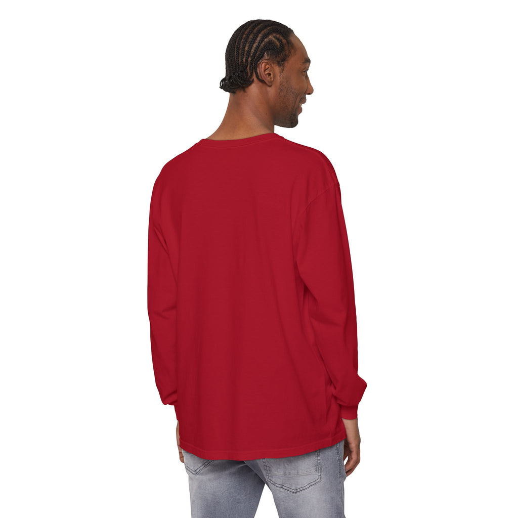 Rare Lab Drip Owl long sleeve tee: Rare Lab owl in glossy amber with an espresso drop, on the left chest