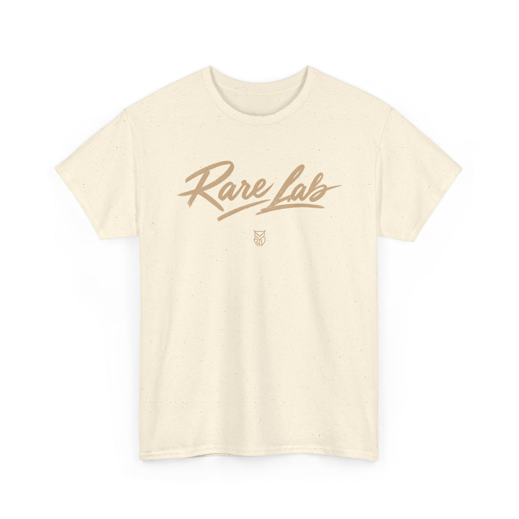 Rare Lab Brush Stroke tee: Rare Lab brush stroke script logo across the chest