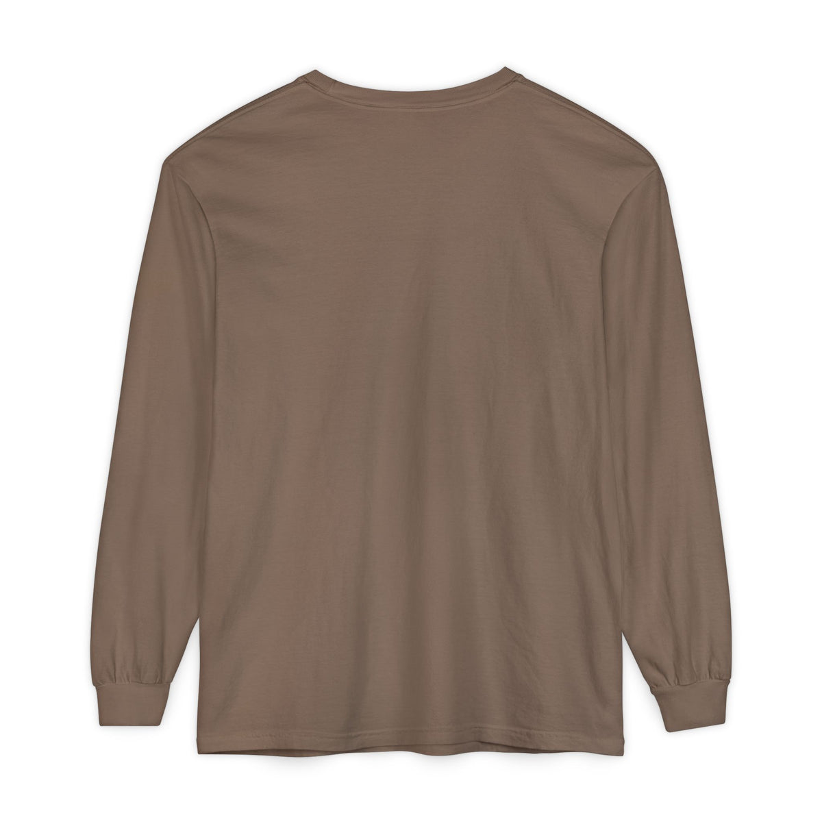 Rare Lab Drip Owl long sleeve tee: Rare Lab owl in glossy amber with an espresso drop, on the left chest