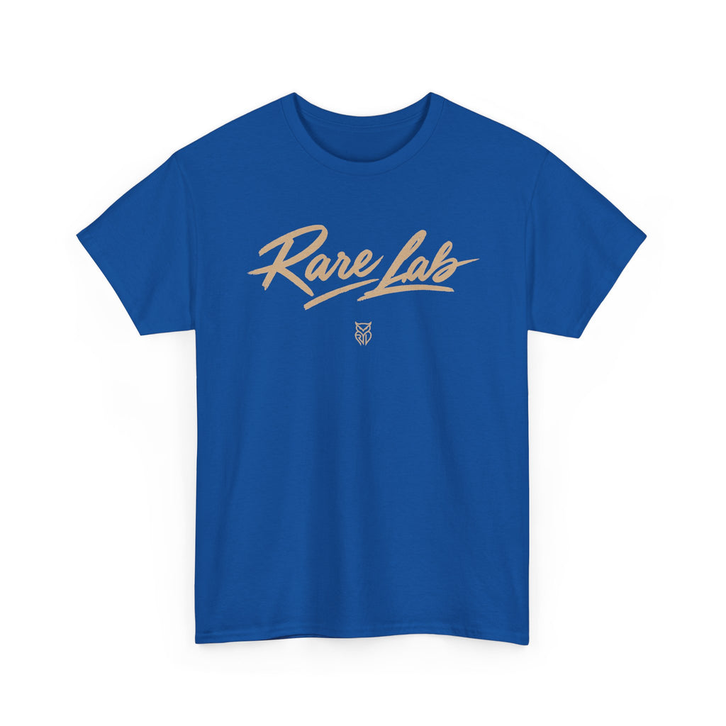 Rare Lab Brush Stroke tee: Rare Lab brush stroke script logo across the chest