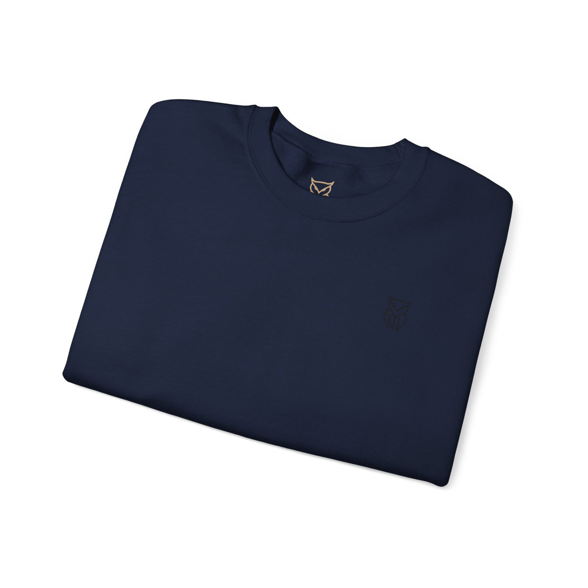 Rare Lab Retro TV Cart crewneck: small owl logo on the chest, faded TV on a rolling cart on the back