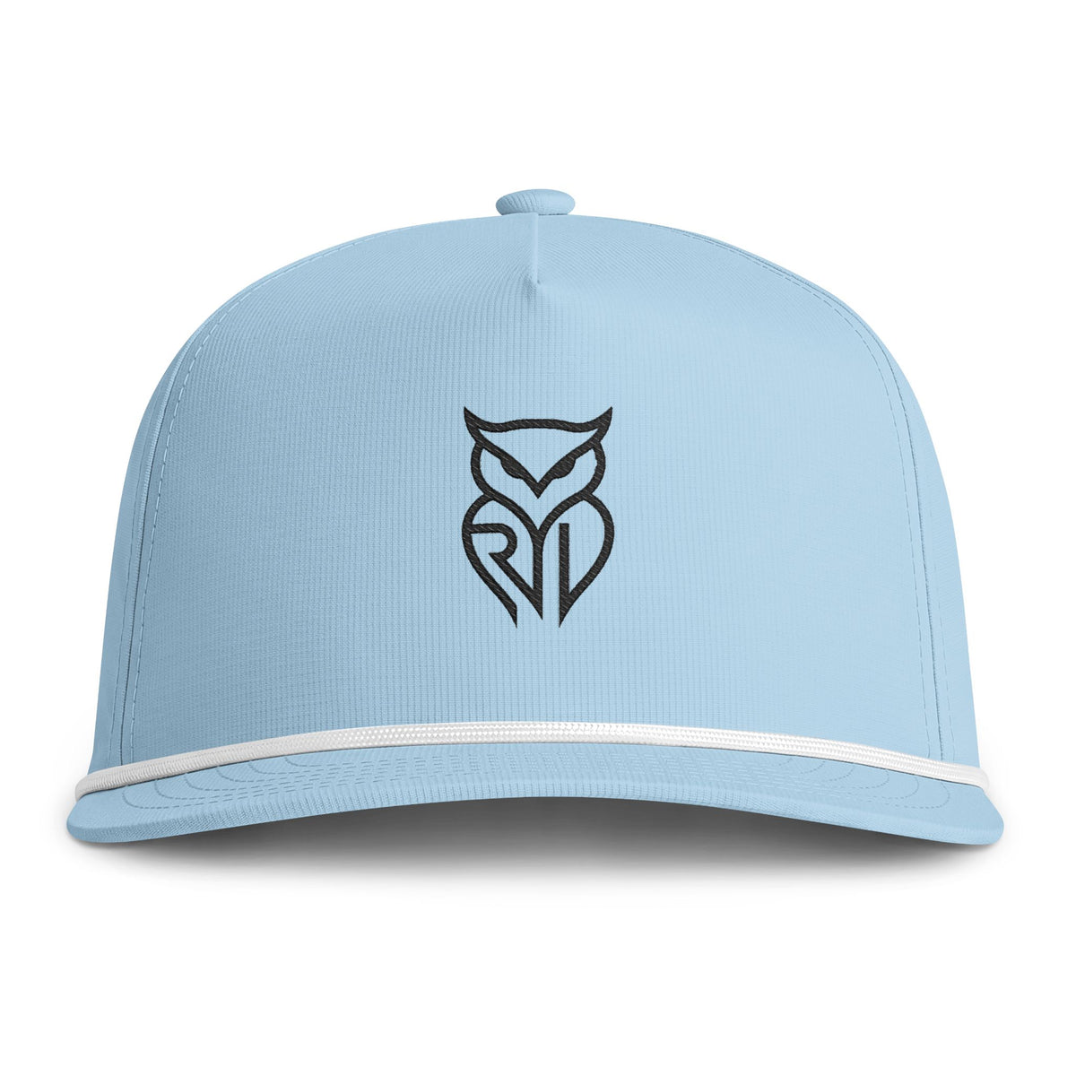 Rare Lab rope-trim snapback with the embroidered Rare Lab owl logo on the front