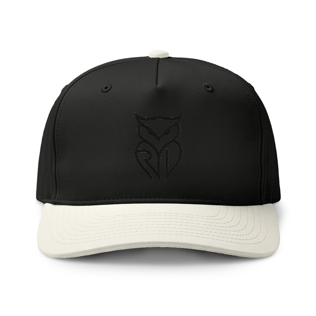 Rare Lab two-tone cap with the embroidered Rare Lab owl logo on the front