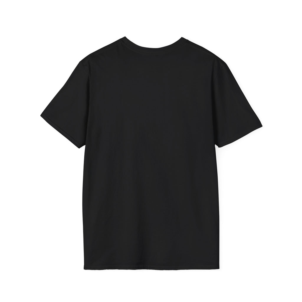 Rare Lab Espresso Drip tee: small Rare Lab Drip espresso design on the chest
