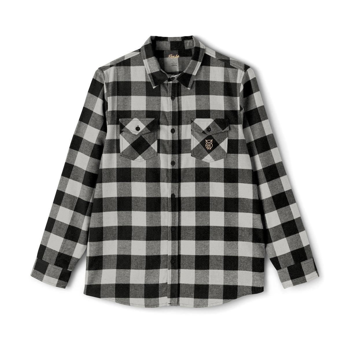 Rare Lab Logo flannel shirt with the Rare Lab logo