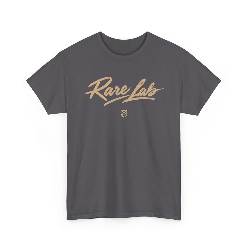 Rare Lab Brush Stroke tee: Rare Lab brush stroke script logo across the chest